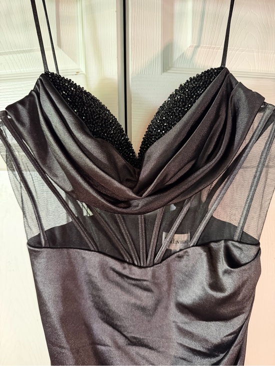 Ladivine By Cinderella Divine Dresses & Skirts - Ladivine Draped Corset Satin Evening Gown